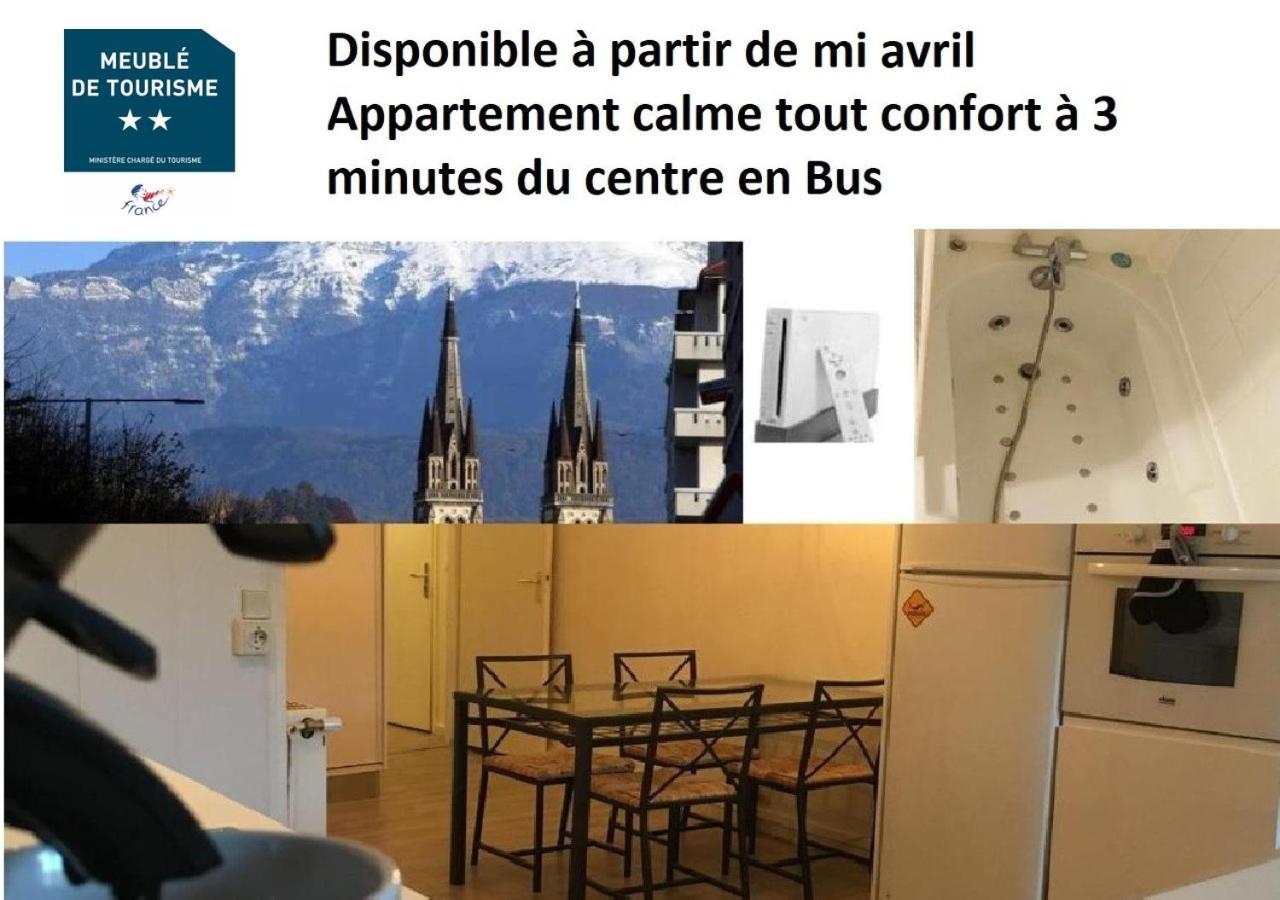 Appart Chartreux Baignoire Massante ,A 3 Minutes Du Centre En Bus! 2 Etoiles Atout France Voiron Dış mekan fotoğraf